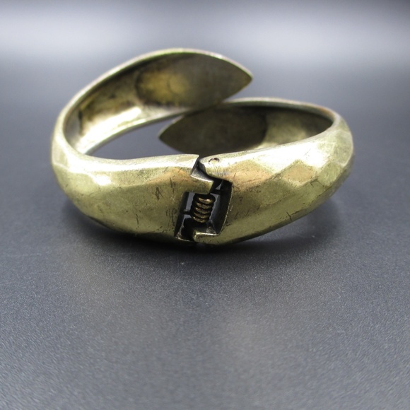 Vintage Gold Bronze Tone Rustic Bracelet - Picture 3 of 6